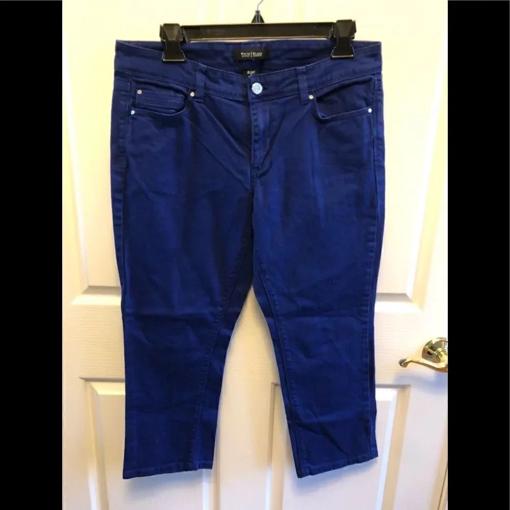 White House Black Market cropped jeans